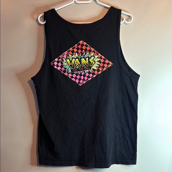 Vans Classic Black T-Shirt with Red Logo - Picture 4 of 11